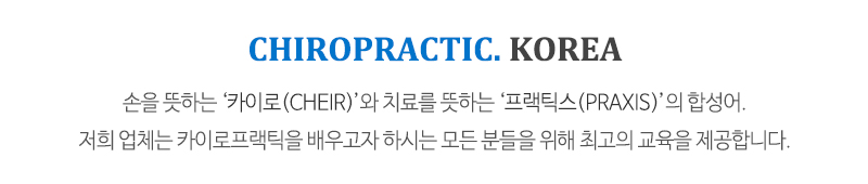 카이로프랙틱코리아_메인문구_내용